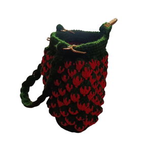 Bolso de Mano de Ganchillo de Alta Calidad con Diseño de Fresa para Mujer - Product Image 6