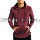 Vente en gros d'usine Pull à capuche de haute qualité personnalisé 80% coton élégant pour hommes sportifs à bas prix - Product Image 3