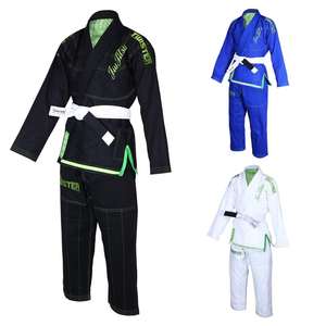 Kimono de Jiu-Jitsu brésilien BJJ Gi poids lourd 550 g/m² tissage or pré-rétréci en coton, logo brodé personnalisé, costume professionnel - Product Image 1