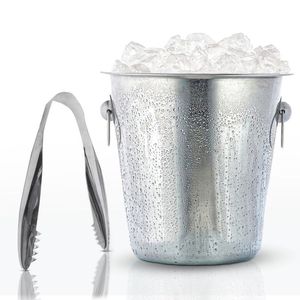 Baignoire design personnalisé avec transporter bière boisson stockage refroidisseur métal boisson bac à glace galvanisé seaux à glace pour la fête - Product Image 1
