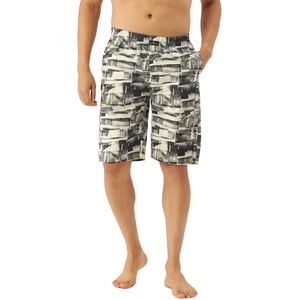 กางเกงขาสั้นผู้ชายผ้าโพลีเอสเตอร์เนื้อนุ่ม ระบายอากาศได้ดี น้ำหนักเบา สไตล์ลำลอง คุณภาพดี ผลิตในปากีสถาน ดีไซน์โดดเด่น ล้างสีแบบแอซิดวอช เหมาะสำหรับฤดูร้อน - Product Image 1