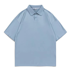 Polo de algodón tejido de alta calidad para hombre, camiseta de golf transpirable de manga corta, ropa deportiva con logotipo personalizado, precio directo de fábrica OEM - Product Image 6