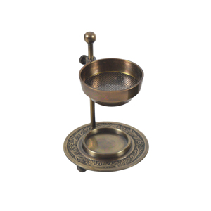 Quemador de incienso de estilo vintage, productos de decoración del hogar de latón, diseño de fragancia para habitación, diseño tradicional de Metal de latón - Product Image 1