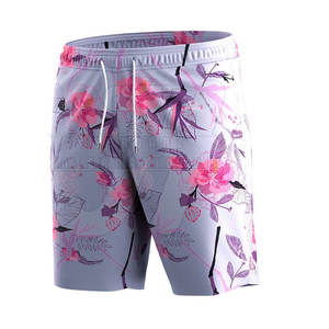 Short en coton Offre Spéciale pour hommes Design à motif solide Tailles XS/XSS Fermeture à la taille élastique Poches-en stock Short à sublimation - Product Image 1