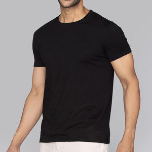 เสื้อยืดผ้าฝ้าย100% สำหรับผู้ชายเสื้อยืดคอกลมแขนสั้นสำหรับผู้ใหญ่ดีไซน์โลโก้พื้น - Product Image 1