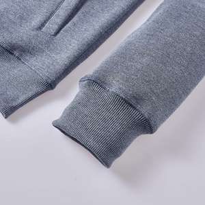 ¡Novedad de 2025! Sudaderas con cremallera en blanco con logotipo personalizado de alta calidad para entrenamiento físico, sudaderas con capucha para hombre, sudaderas de algodón y poliéster para hombre - Product Image 2