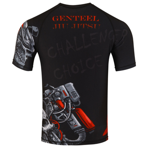 Camisa de compresión para hombres y mujeres, camisa de protección contra sarpullido de alta calidad, con impresión por sublimación, NO GI BJJ - Product Image 5