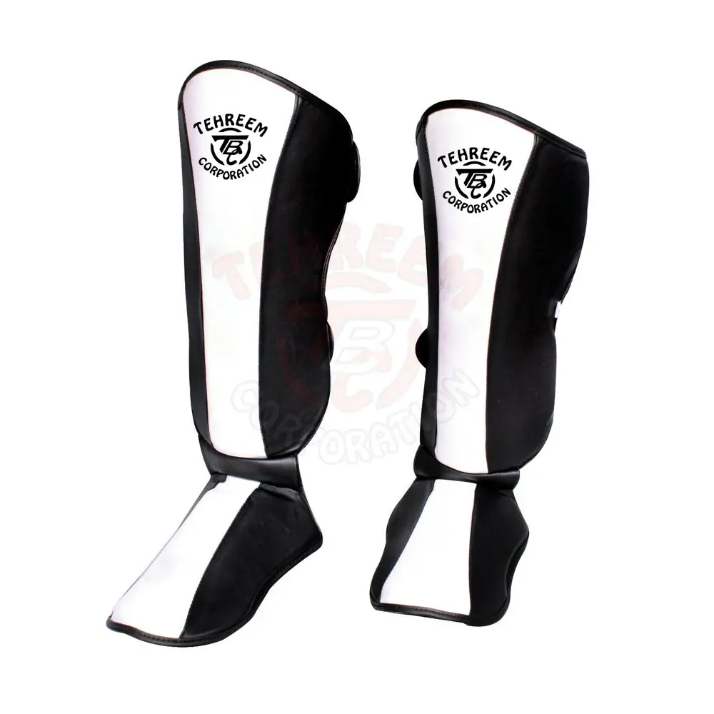 Ucuz fiyat yüksek kalite Custom Made Shin Instep Guard Pakistan Kick boks dizlik yapılan