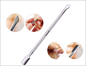 Pousse-cuticules de haute qualité avec logo personnalisé, embouts en acier inoxydable, pousse-cuticules personnalisés et de haute qualité - Product Image 3