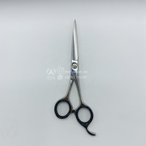 Ciseaux de coiffure droits professionnels de 5.75 pouces 440C ciseaux de coupe de cheveux de beauté en acier inoxydable - Product Image 4