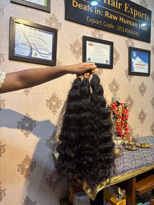 Wholesale I Tip Human Hair Extensions Raw Curly Wavy Straight South Indian Temple Hair <b>Lace</b> Wig Type with Deep Texture - Product Image 2