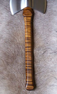 Hache à bois en acier au carbone avec manche en fibre de verre, hache de camping pour l'abattage et la coupe du bois - Product Image 6