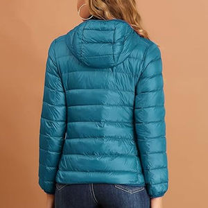 Veste matelassée pour femmes d'hiver tendance, vente en gros, veste à bulles personnalisée, OEM, respirante, coupe-vent, confortable, veste matelassée pour femmes - Product Image 3