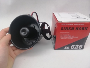 Còi báo động điện 12V trực tiếp từ nhà máy, còi báo cháy, còi xe hơi, xe máy, loa báo động có dây, chất liệu ABS - Product Image 5