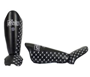 Espinilleras de Cuero Personalizadas Fairtex para Kick Boxing, MMA, Muay Thai - Protección Profesional, Ligeras - Product Image 1