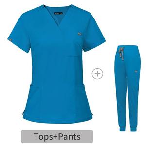 Uniformes Médicos de Alta Calidad para Clínica Dental, Colores Personalizados, con Detección de Agujas, Uniformes de Hospital de Manga Corta 2026 - Product Image 2