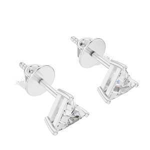 Pendientes de Diamantes Triangulares Cultivados en Laboratorio de 1.3 CT, Claridad VVS-VS EF, Oro de 18KT, 14KT, 10KT y Plata 925, Oro Rosa, Amarillo, Blanco - Product Image 6