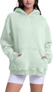 Mejores ventas de las mujeres sudaderas con capucha de gran tamaño cremallera completa diseño bordado 100% algodón Invierno bajo MOQ origen paquistaní venta al por mayor angustia - Product Image 6