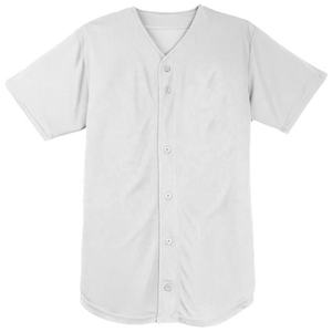 เสื้อเบสบอลแบบติดกระดุมเสื้อเบสบอลสีล้วนสำหรับทุกเพศ - Product Image 5