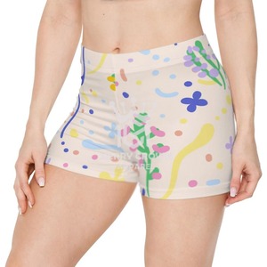 <b>Plus</b> <b>Size</b> Breathable booty <b>Shorts</b> Compression Workout Sublimation Printing <b>Plus</b> <b>Size</b> Women's <b>Shorts</b> - Product Image 1