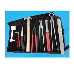 Kit professionnel de maréchal-ferrant avec pince à sabot et marteau Kit de maréchal-ferrant en acier inoxydable ensemble complet de ferrage et de coupe de sabot - Product Image 1