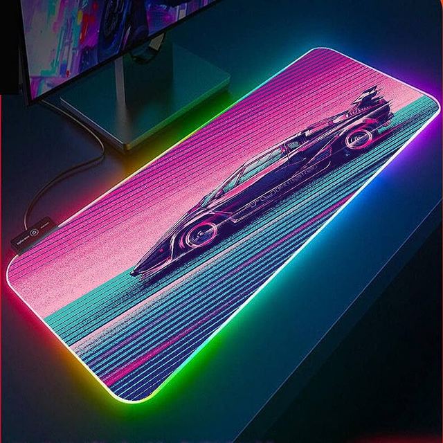 High Quality Large Sublimation Gaming Mouse Pad Xxl - Rgb Led Lighting - Anti-sl Custom Game Rgb Mouse Pad