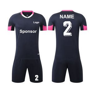 Club de calidad superior 2025 Fútbol Diseños personalizados y colores Logotipo de la marca Camiseta de fútbol transpirable unisex Ropa de fútbol Uniformes Set - Product Image 1