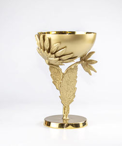 Premium 2Wooden Metal <b>Serving</b> <b>Bowl</b> High Quality <b>Bowl</b> Platter for Dates Nuts Fruits <b>Serving</b> Table Top Decor Usage in Parties - Product Image 5