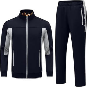 Conjunto Deportivo Personalizado de Moda con Cremallera, Sudadera con Capucha y Pantalones Deportivos con Parches Desgastados y Lavado Ácido, Chándal Acampanado, Subido por Dress Sports - Product Image 1