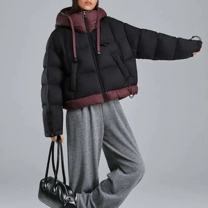 แจ็กเก็ตขนเป็ดผ้าไนลอนระบายอากาศได้ดีสำหรับผู้หญิงเสื้อแจ็คเก็ตขนเป็ดสำหรับกลางแจ้งฤดูหนาว - Product Image 5