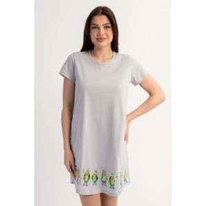 Tunique KADIN P.SUPREM O YAKA KISA KOL ETEGI OVAL CEPLI - GRIS - GRIS - Product Image 2