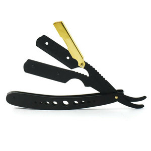Haute qualité en acier inoxydable double lame rasoir jetable sécurité bord droit cheveux moustache barbe gorge rasage visage Salon - Product Image 1