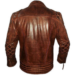 Chaqueta de Cuero para Hombre, Estilo Moderno, Cálida para Invierno, con Logotipo Personalizado en Relieve, Cuello Alto, Diseño Frontal de Alta Gama - Product Image 2