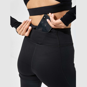 Short de motard en polyester spandex taille haute pour femme Leggings doux et confortables avec tissu tricoté cousu extensible - Product Image 4
