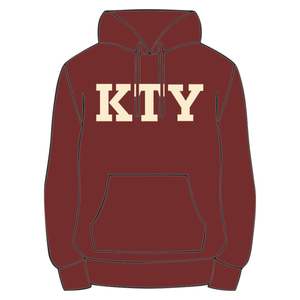 DST Delta Maroon Pullover Sudadera con capucha Mezcla de algodón Premium Hermandad griega Ropa Divine Nine HBCU Greek Life Ropa personalizada - Product Image 2