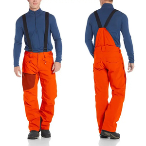 Salopette de ski unisexe personnalisable avec logo, bretelles réglables, imperméable, coutures thermosoudées, pantalon de snowboard Recco pour activités de plein air - Product Image 5