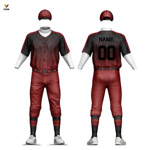 Conjunto de Uniforme de Béisbol Personalizable de Talla Grande, Ropa de Equipo de Alta Calidad, 100% Poliéster de Secado Rápido, Venta al por Mayor y Precio Bajo - Product Image 6