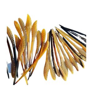 Peine de cuerno de buey negro y marrón natural, cuerno de búfalo, accesorios portátiles para el cabello, venta al mejor precio, artesanías de cuerno personalizadas - Product Image 1