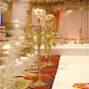 Événements de mariage Candélabres d'intérieur décoratifs Qualité exclusive Unique Nouvelle arrivée Maison et hôtels Grands candélabres pour bocal à bougie - Product Image 1