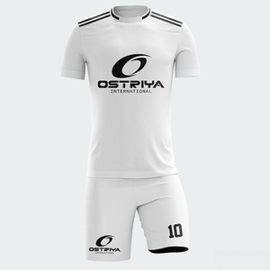 2025 Latest Designed Soccer Uniforms for Adult Custom Heat-Transfer Printed Short Sleeve Football Wear Quick Dry Front <b>Low</b> MOQ - Product Image 6