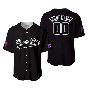 Uniforme de béisbol de estilo clásico al por mayor logotipo impreso número para equipo bordado personalizado liso personalizado jersey de béisbol - Product Image 3