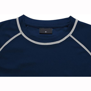 Wholesale Blank <b>Mens</b> Rash Guard Bjj Rashguards Mma Upf50 Shorts Sleeve <b>Swim</b> Surf Compression Shirt <b>Top</b> - Product Image 3