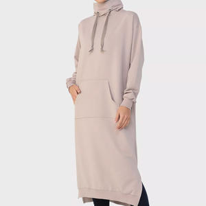 เสื้อฮู้ดแขนยาวเปิดไหล่สำหรับผู้หญิงเสื้อฮู้ดมี2025อิสลามเสื้อสเวตเชิ้ตแบบสุภาพเรียบร้อยโลโก้ตามสั่ง - Product Image 1