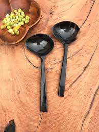Juego de Cucharas de Cuerno de Búfalo Premium para Servir, Cocinar y Comer, Juego de Cucharas de Cuerno de Búfalo Hechas a Mano, Utensilios de Cocina Sostenibles - Product Image 2
