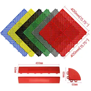 Enlio视图大图添加到比较共享车库模块化系统悬浮塑料车库地板垫车间