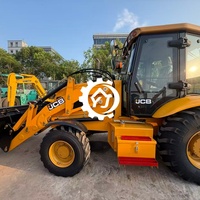 Chargeuse-pelleteuse sur chenilles JCB 3CX d'occasion, excavatrice hydraulique de 8 tonnes avec godet de 1,1 m³, inspection vidéo incluse