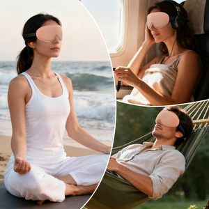 Antifaz de Algodón 3D Contorneado para Dormir, 100% Bloqueador de Luz, Transpirable, Suave, con Ala Nasal Integrada y Correa Ajustable - Product Image 3