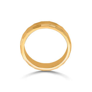Anillo de Acero Inoxidable Chapado en Oro Rosa para Mujer, Joyería Elegante para Aniversario - Product Image 5