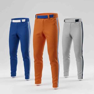 Pantalon de baseball pour adulte en gros, bas élastique, respirant, 100 % polyester, couleur personnalisée, motif 3D, pantalon d'entraînement sur mesure - Product Image 1