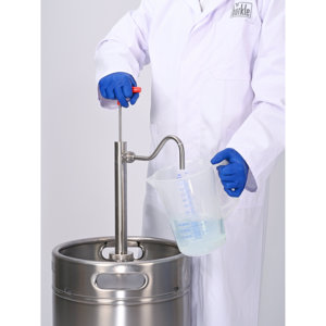Conteneur de stockage de sécurité en acier inoxydable Burkle GmbH avec soupape de décharge de pression pour liquides alimentaires et chimiques - Product Image 1